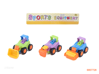 FREE WHEEL CAR 3PCS