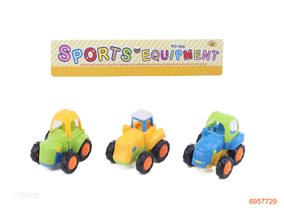 FREE WHEEL CAR 3PCS