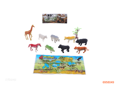 9PCS ANIMAL SET