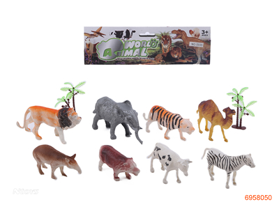 8PCS ANIMAL SET