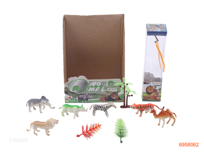 6PCS ANIMAL SET 6PCS/DISPLAY BOX