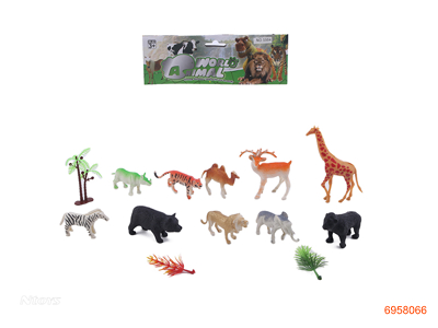 10PCS ANIMAL SET