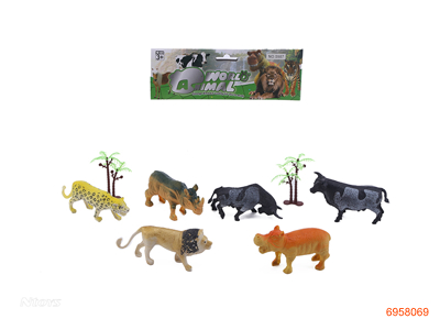 6PCS ANIMAL SET