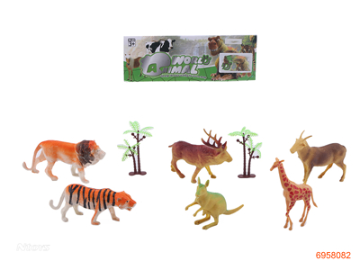 6PCS ANIMAL SET