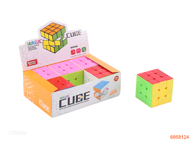 5.5CM MAGIC CUBE 6PCS/DISPLAY BOX