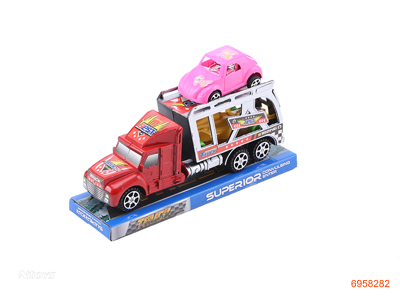 FREE WHEEL CAR W/2PCS FREE WHEEL CAR 2COLOURS