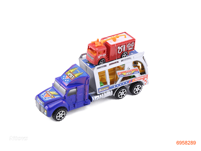 FREE WHEEL CAR W/2PCS FREE WHEEL CAR 2COLOURS