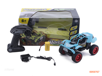 5CHANNELS R/C CAR W/LIGHT/SOUND/4.8V CHARGING BATTERIES IN CAR/CHARGER W/O 2*AA BATTERIES IN CONTROLLER