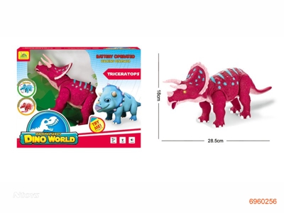 B/O DINOSAUR W/SOUND/LIGHT/3*AA BATTERIES