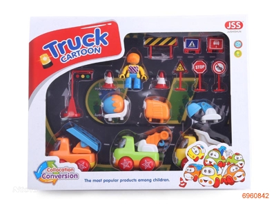 F/P CARTOON CONSTRUCTION TRUCK