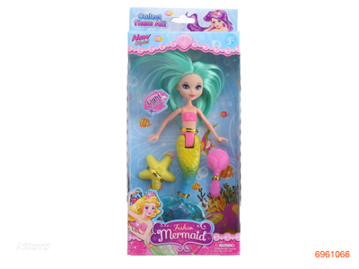 MERMAID W/LIGHT W/2AG3 BUTTON BATTERIES 2COLOUR