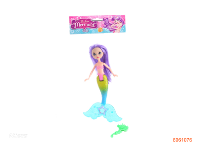 MERMAID W/LIGHT W/2AG3 BUTTON BATTERIES