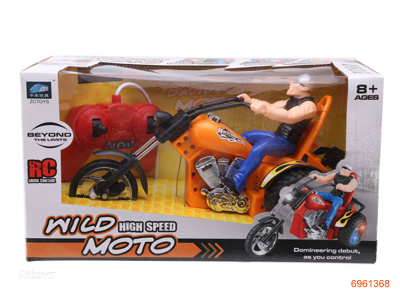 R/C MOTORCYCLE W/4*AA BATTERIES IN CAR/CHARGER W/O 2*AAA BATTERIES IN CONTROLLER