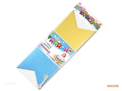 NON-WOVEN FABRIC STRING FLAGS