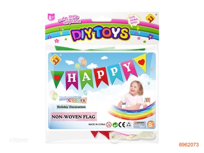 NON-WOVEN FABRIC STRING FLAGS