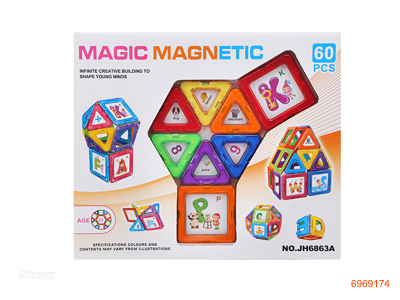 MAGNETISM BLOCK 60PCS