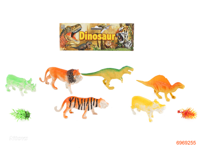 DINOSAUR AND ANIMAL SET