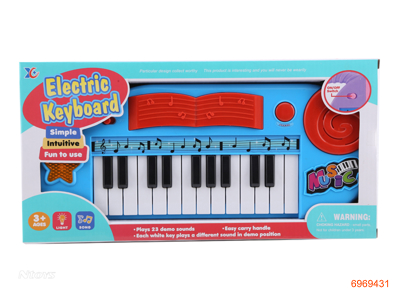 ELECTRIC KEYBOARD W/O 2AA BATTERIES