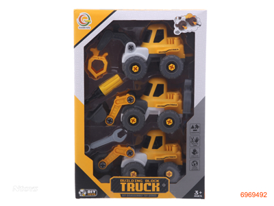 ASSEMBLING FREE WHEEL CONSTRUCTION TRUCK