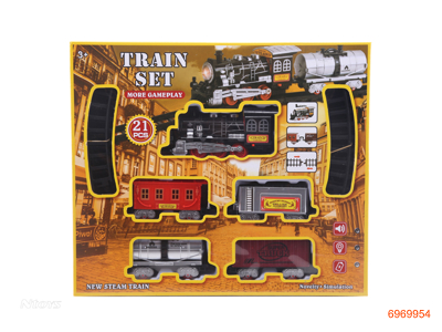 B/O TRAIN TRACK W/SOUND/LIGHT W/O 2*AA BATTERIES