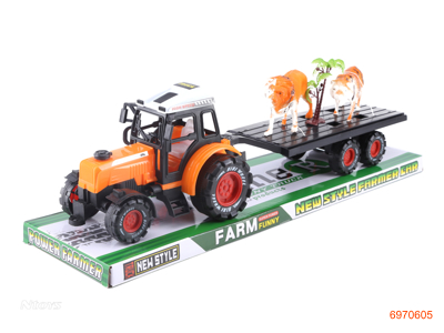 F/P FARM TRUCK W/ANIMAL 2COLOUR