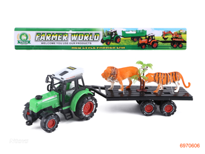 F/P FARM TRUCK W/ANIMAL 2COLOUR