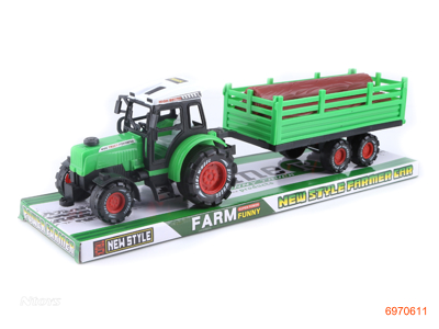 F/P FARM TRUCK W/WOOD 2COLOUR