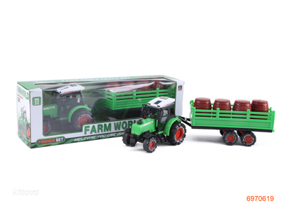 F/P FARM TRUCK W/OIL DRUM 2COLOUR