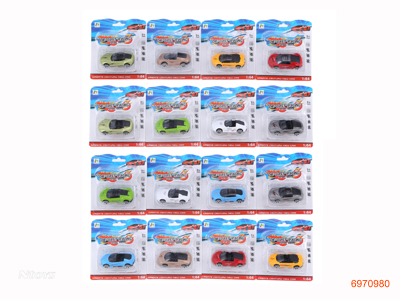 FREE WHEEL DIE-CAST CAR 16ASTD 8COLOUR