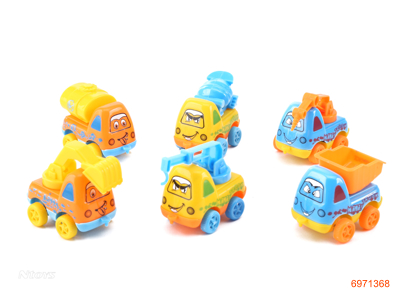 CARTOON P/B CONSTRUCTION ENGINE TRUCK 6ASTD 3COLOUR