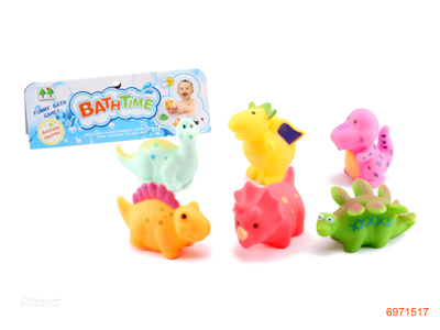 BATH TOYS-DINOSAUR 5PCS