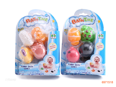 BATH TOYS 4PCS 2ASTD