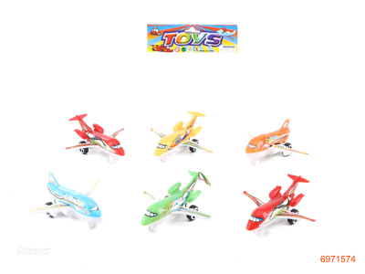 P/B CARTOON PLANE 5COLOUR