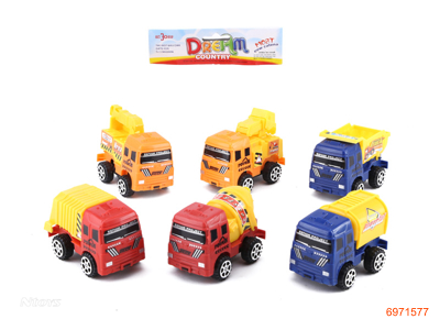 P/B CONSTRUCTION ENGINE TRUCK 6ASTD 3COLOUR