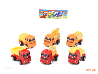 P/B CONSTRUCTION ENGINE TRUCK 6ASTD 3COLOUR