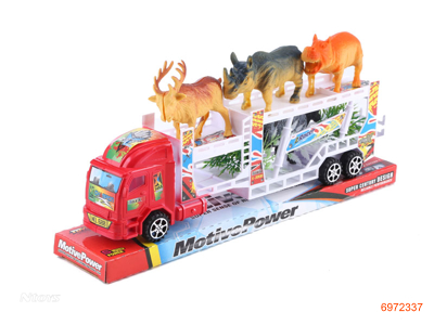 F/P CAR W/4 PCS ANIMAL