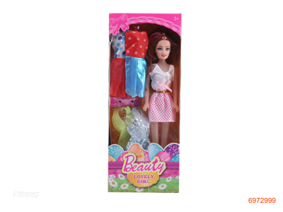 EMPTY FASHION DOLL SET.