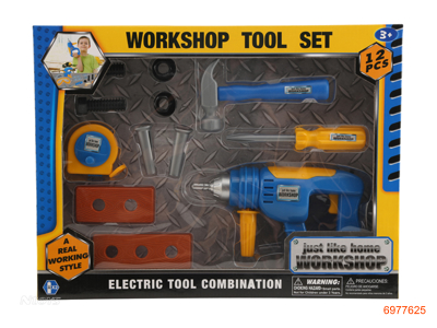 TOOL SET.12PCS W/O 2*AA BATTERIES