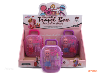 FASHION DOLL SET 12PCS/DISPLAY BOX