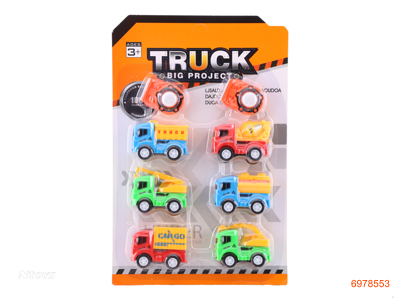 FREE WHEEL TOYS 6PCS