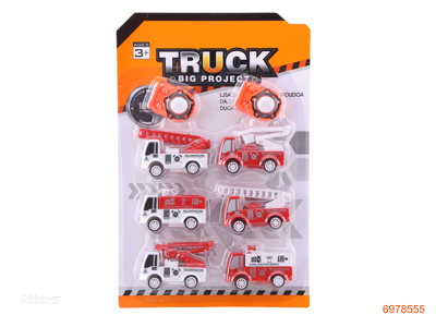 FREE WHEEL TOYS 6PCS