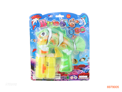 BUBBLE GUN W/2AG3 BUTTON BATTERIES