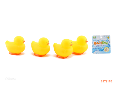 VINYL BATH TOYS 4PCS