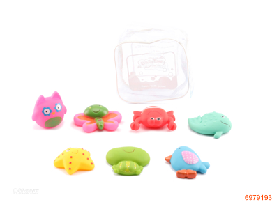 VINYL BATH ANIMAL 7PCS