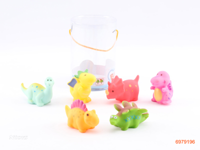 VINYL BATH TOYS 6PCS