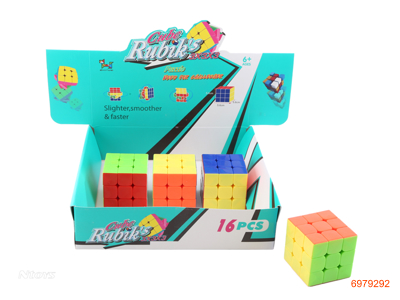 5.6CM MAGIC CUBE 16PCS/DISPLAY BOX