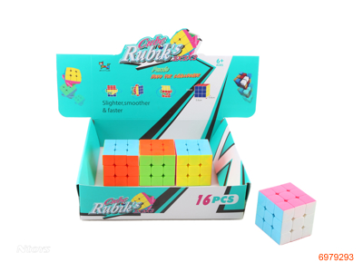 5.6CM MAGIC CUBE 16PCS/DISPLAY BOX