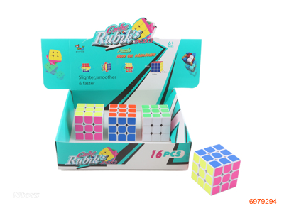 5.6CM MAGIC CUBE 16PCS/DISPLAY BOX