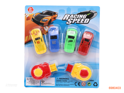 FREE WHEEL CAR 6PCS