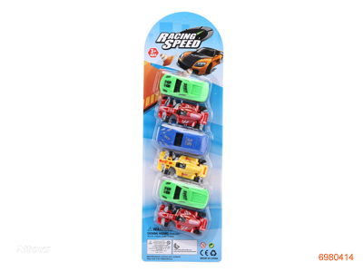 FREE WHEEL CAR 6PCS